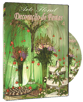 DVD ARTE FLORAL NA DECORAO DE FESTAS 4 
